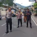 Dirlantas Polda Jatim Kombes Pol Komarudin bersama Kapolres Batu saat memimpin olah TKP bus pariwisata di Kota Batu. Foto: Azmy