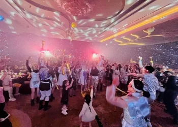 Kemeriahan malam tahun baru di Grand Mercure Malang. (Foto/Dok.)