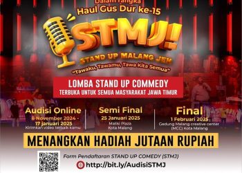 Pendaftaran event STMJ dalam rangka Haul Gus Dur ke-15. /Foto: Dok. Tugu Media Group.