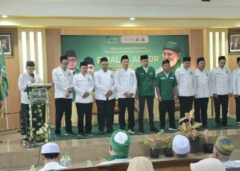 PC GP Ansor Kota Malang menggelar acara Pengukuhan Pengurus Majelis Zikir Dan Selawat Rijalul Ansor pada Minggu (12/1/2025) kemarin. /Foto: PC GP Ansor Kota Malang for Tugumalang.id