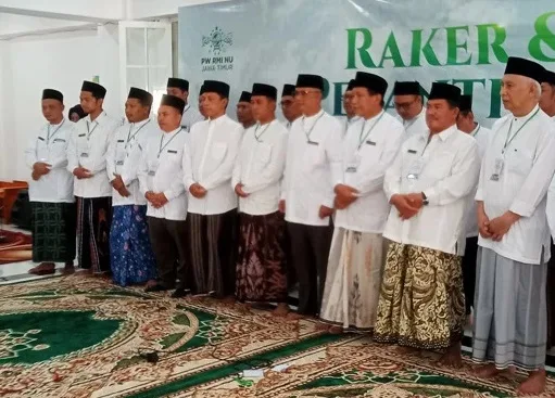 Acara pelantikan pengurus RMI NU Jawa Timur. Foto/dok