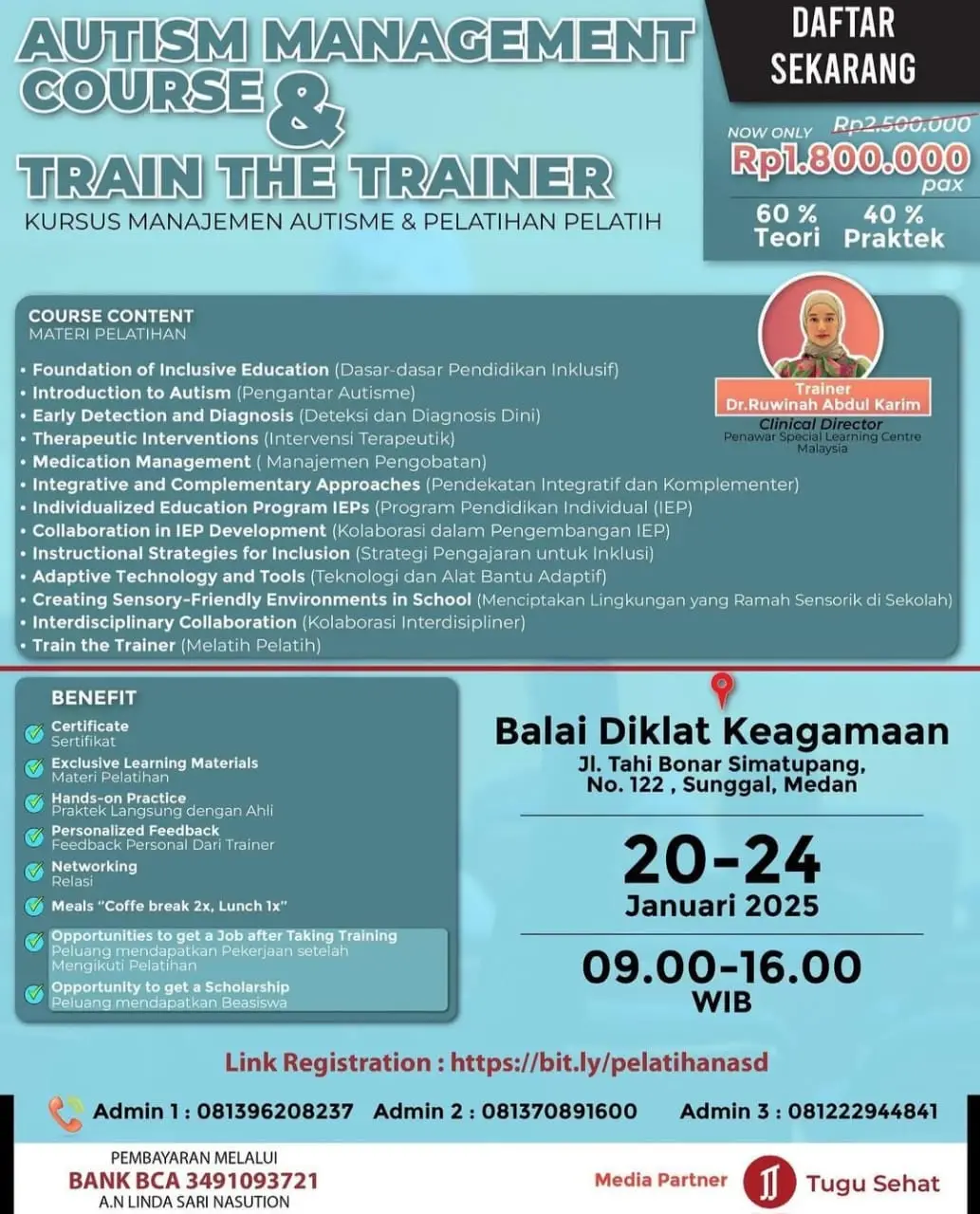 Event Autism Management Course
