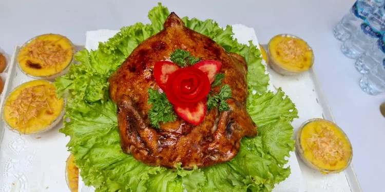 Hidangan ayam kodok