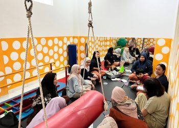 eserta Autism Management Course and Train The Trainer di Kota Medan kunjungi pusat terapi di hari keempat pelatihan. /Foto: Dok. PSLC