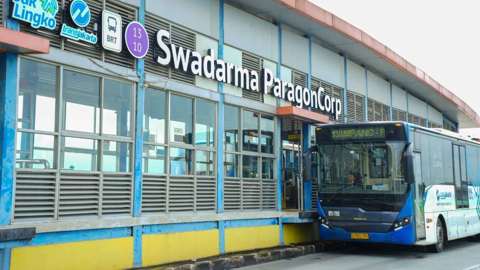 Penampakan Halte Swadarma. Foto: Dok