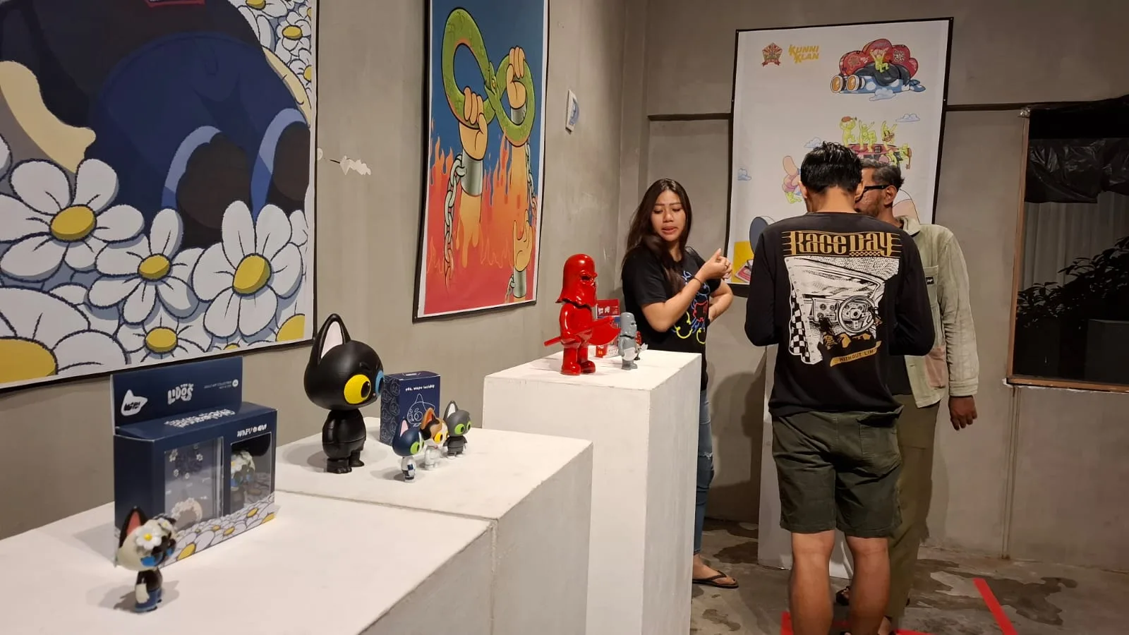 Pameran Band of Toys inisiasi Lidos x 9 band Malang lahirkan band of toys yang ikonik. Foto: Azmy