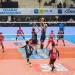 Pertandingan LavAni vs Garuda Jaya di GOR Ken Arok Kota Malang. (Foto/M Sholeh)