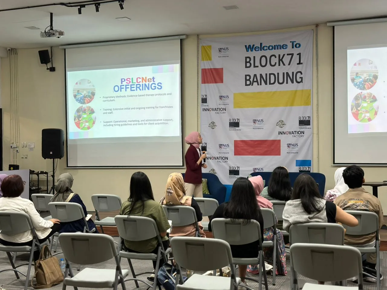 Diskusi peserta Public Talk di Kota Bandung bersama Clinical Director PSLC Malaysia, Dr. Ruwinah Abdul Karim./Foto: Dok. PSLC.