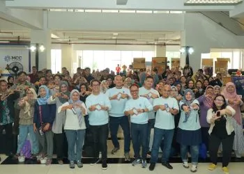Ratusan pelaku UKM di Malang mengikuti Digital Creative Entrepreneurs agar naik kelas. Foto: Azmy
