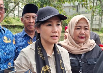 Wamen PPPA, Veronica Tan saat memberi keterangan pada media. Foto: Aisyah Nawangsari Putri