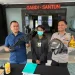 Satreskrim Polresta Malang Kota menunjukkan senjata mainan milik remaja yang meresahkan masyarakat. (Foto/M Sholeh)