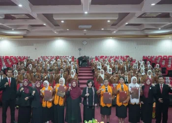 Mahasiswa Fakultas Ilmu Pendidikan Unikama menjalani Yudisium Semester Ganjil 2024/2025. (Foto/dok.)