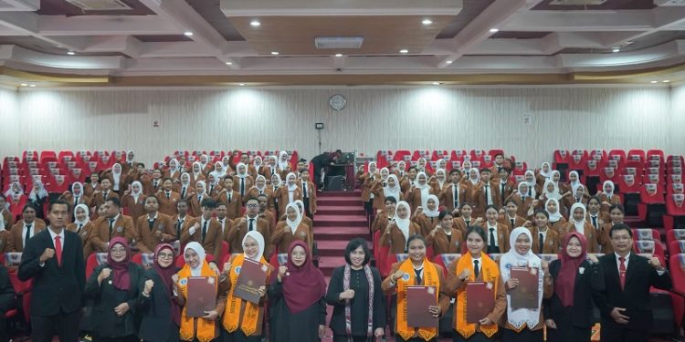 Mahasiswa Fakultas Ilmu Pendidikan Unikama menjalani Yudisium Semester Ganjil 2024/2025. (Foto/dok.)