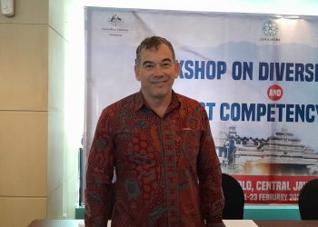 Konjen Australia di Surabaya, Glen Askew tegaskan peran penting media massa di tengah isu keberagaman./Foto: Tugumalang.id/Bagus Rachmad Saputra