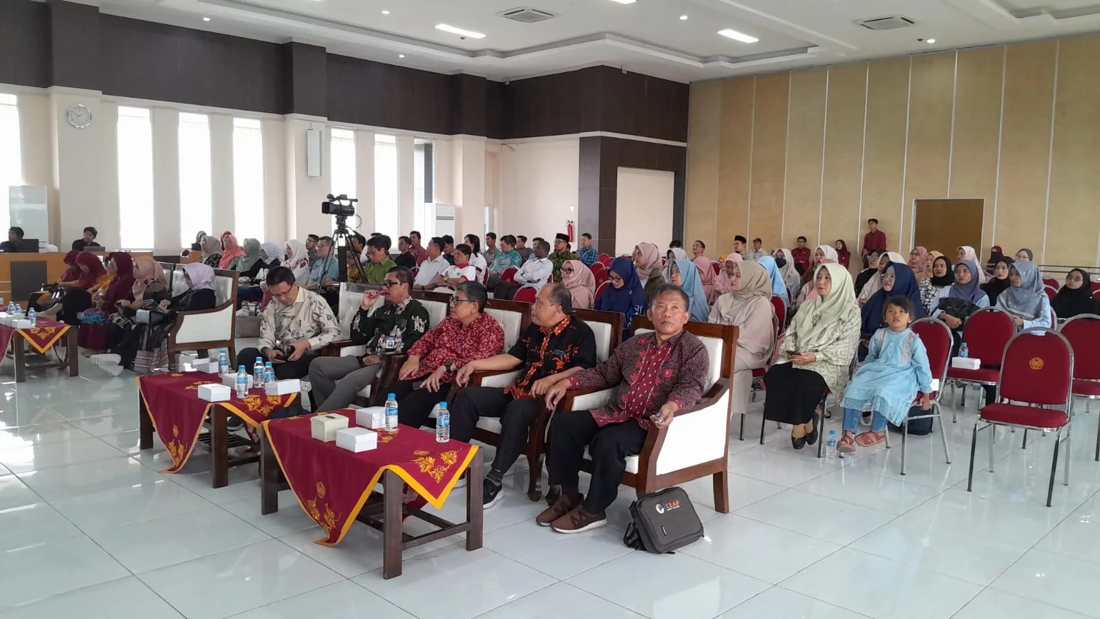  260 mahasiswa baru dari 14 program studi mengikuti acara Masa Orientasi Mahasiswa Baru Program Pascasarjana UMM Semester Genap 2024/2025./Foto: Tugumalang.id/Bagus Rachmad Saputra.