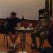 Diskusi setelah kegiatan nobar film ‘Bendera Sobek’ di Indrokilo Art Space. (Foto: Hailatun Nada/Magang)