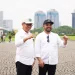 Nurochman dan Heli Suyanto saat menjalani pra kegiatan pelantikan Wali Kota Batu di Jakarta. Foto: Prokopim KWB