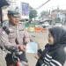 Ribuan pengendara di Kota Batu terjaring Ops Semeru 2025, rerata pelanggaran tidak pakai helm. Foto: Satlantas Polres Batu