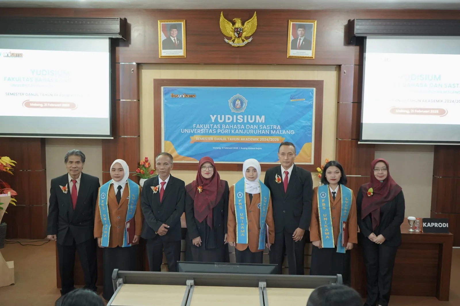 Yudisium Fakultas Bahasa dan Sastra Unikama Semester Ganjil 2024/2025 (M Sholeh)