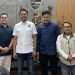 Badan Siber Ansor Jatim saat bersama dengan Ditsiber Polda Jatim. Foto/dok