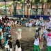 Simulasi mitigasi bencana alam gempa bumi di SMKN 2 Malang. (Foto/dok SMKN 2 Malang)