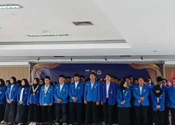 Pelantikan pengurus PMII Komisariat Sunan Ampel UIN Malang. Foto/dok