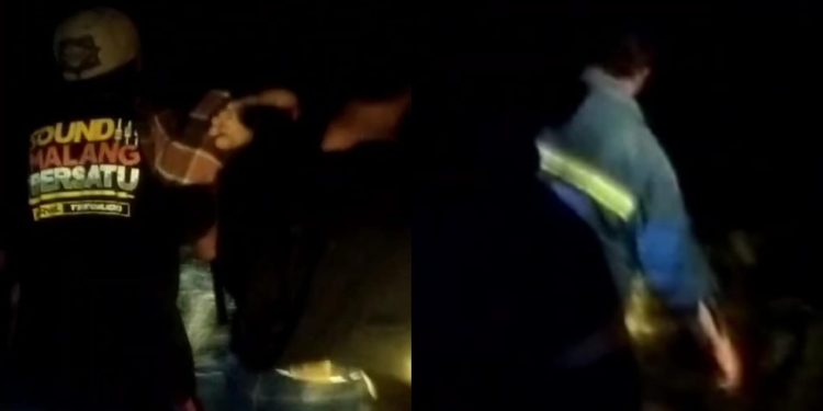 Tangkapan layar video evakuasi korban. Foto: dok. Pokdarwis Bowele