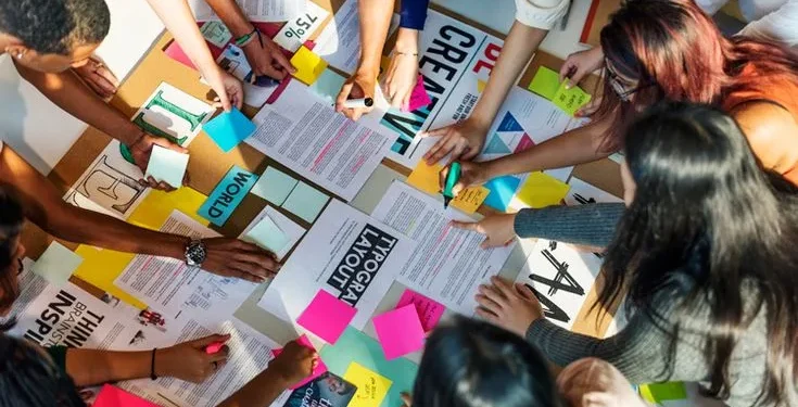 Visualisasi kerja sama tim untuk sebuah kreativitas PKM. Foto/Pinterest