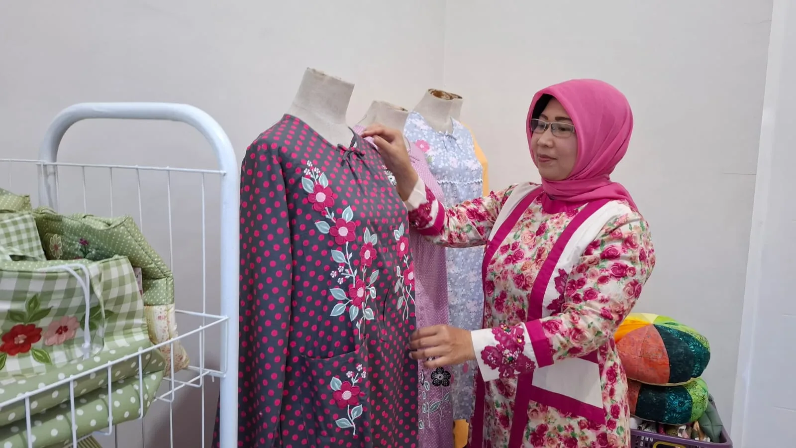 Daster malang, salah satu produk Rumah Ceria yang banyak diminati pelanggan. Foto: Aisyah Nawangsari Putri