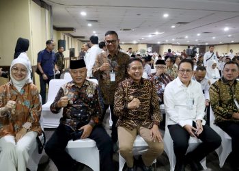 Wali Kota Malang, Wahyu Hidayat saat menghadiri Rakor penguatan kepala daerah anti korupsi di Jogja Expo Center. (Foto/dok. Prokopim Setda Kota Malang)