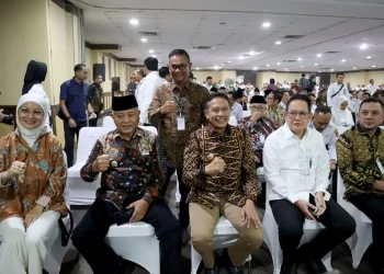 Wali Kota Malang, Wahyu Hidayat saat menghadiri Rakor penguatan kepala daerah anti korupsi di Jogja Expo Center. (Foto/dok. Prokopim Setda Kota Malang)