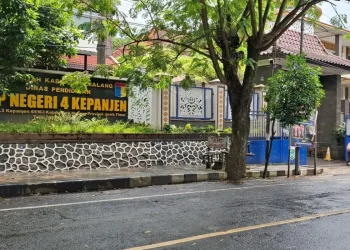 SMP Negeri 4 Kepanjen, salah satu sekolah yang didapuk sebagai sekolah unggulan. Foto: Aisyah Nawangsari Putri