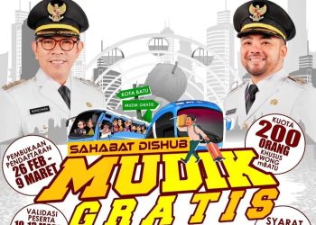 Pendaftaran program Mudik Gratis 2025 yang diselenggarakan Pemkot Batu. /Foto: Instagram @dishubkotabatu.