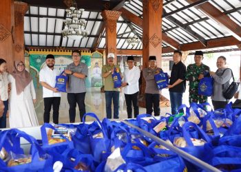 Pemkot Batu bakal mendistribusikan 2.500 bingkisan lebaran dari Jatim Park Group jelang Lebaran. Foto: Prokopim KWB