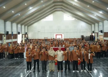 Pelantikan pengurus Ormawa Unikama masa bakti 2024-2025. /Foto: Dok.Unikama