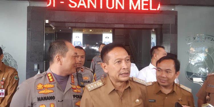 Wali Kota Malang, Wahyu Hidayat bersama jajarannya memulai silaturahmi ke Polresta Malang Kota. (Foto/M Sholeh)