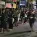 balap lari jalanan jelang sahur