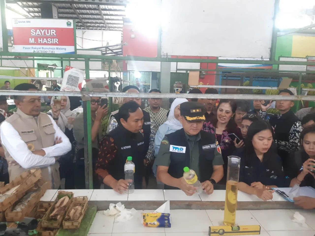 Pengujian takaran minyak goreng
