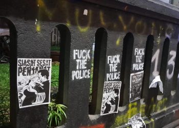 Demo ricuh di Gedung DPRD Kota Malang