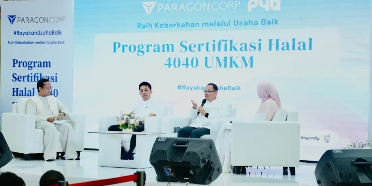 Pelatihan dan fasilitas sertifikasi gratis dari ParagonCorp, dukungan nyata bagi UMKM Halal di Indonesia. Foto: Dok