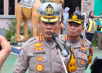 Dirlantas Polda Jatim, Kombes Pol Komarudin. Foto: Aisyah Nawangsari Putri