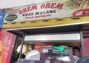 Warung Orem-orem Pak Mahmudi yang ada di Singosari, Kabupaten Malang./Foto: Google Review/E.Y. Pranggo.