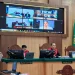 Nikita Mirzani dalam tayangan Zoom memberikan kesaksian di sidang kasus pencemaran nama baik. Foto: Aisyah Nawangsari Putri