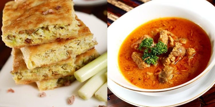 Menu martabak dan kari di Martabak Agung. Foto: Instagram Martabak Agung