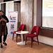 Dr Dwi Ekasari memberikan materi manajemen keuangan di Rumah BUMN Kota Malang by BRI. Foto: Aisyah Nawangsari Putri