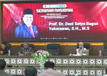 Semnas Reformasi KUHAP yang kembali digelar oleh akademisi FH Unisma. Foto: Azmy