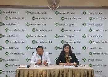 Pihak Persada Hospital Malang menggelar konferensi pers atas kasus dugaan pelecehan seksual oleh dokter. (Foto/M Sholeh)