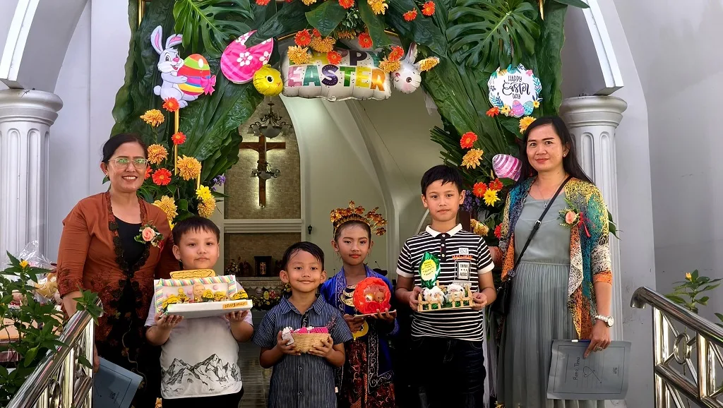 Kemeriahan perayaan Paskah di ITN Malang. (Foto/dok.)