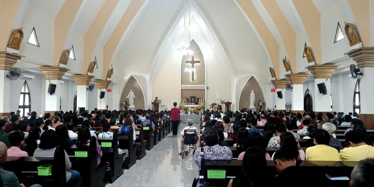 Kemeriahan perayaan Paskah di ITN Malang. (Foto/dok.)