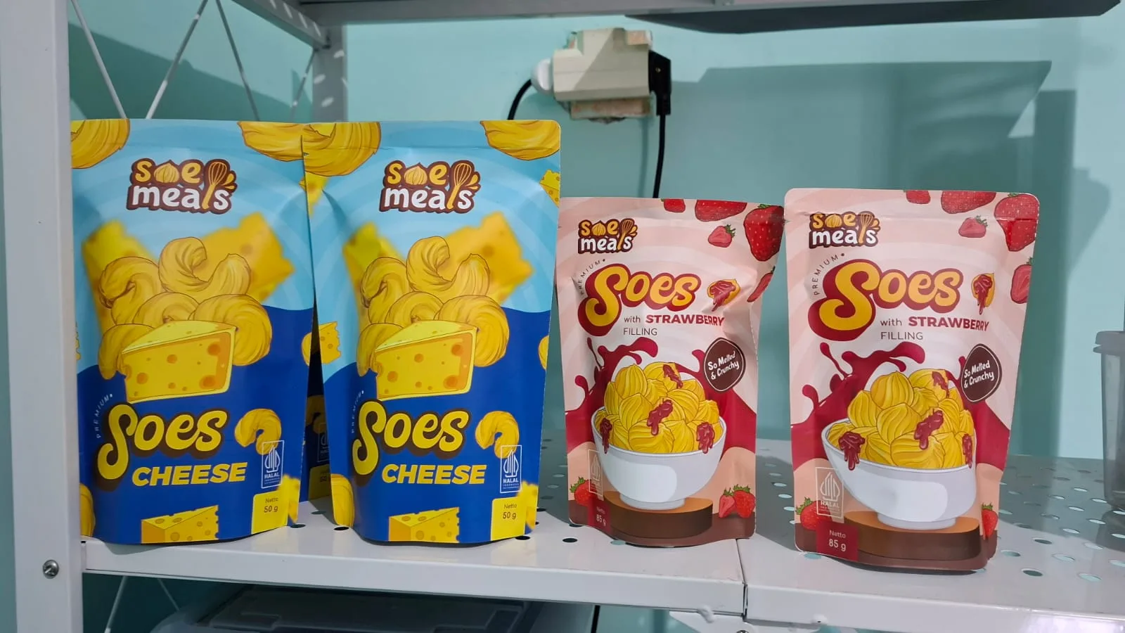 Produk sus kering Soe Meals. Foto: Aisyah Nawangsari Putri